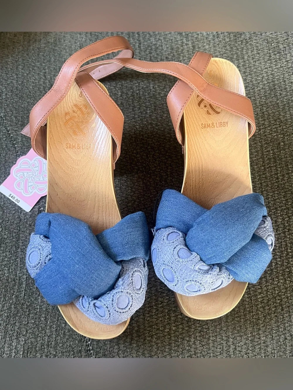 Sam & Libby knotted denim